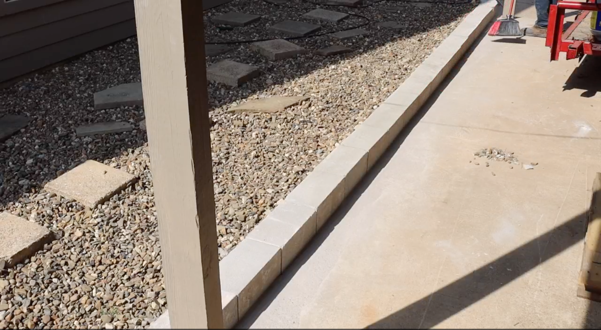 DIY Concrete Curb Border Edging (No Mix, No Pour)